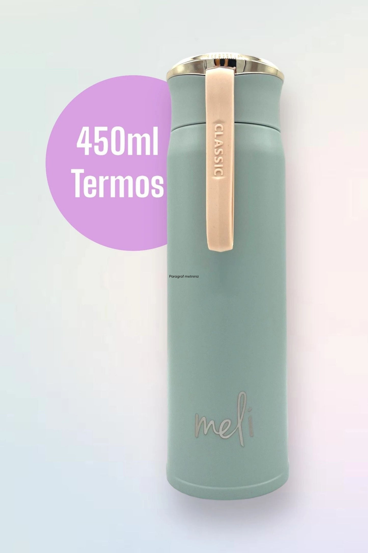 450ml Meli Termos - Yeşil