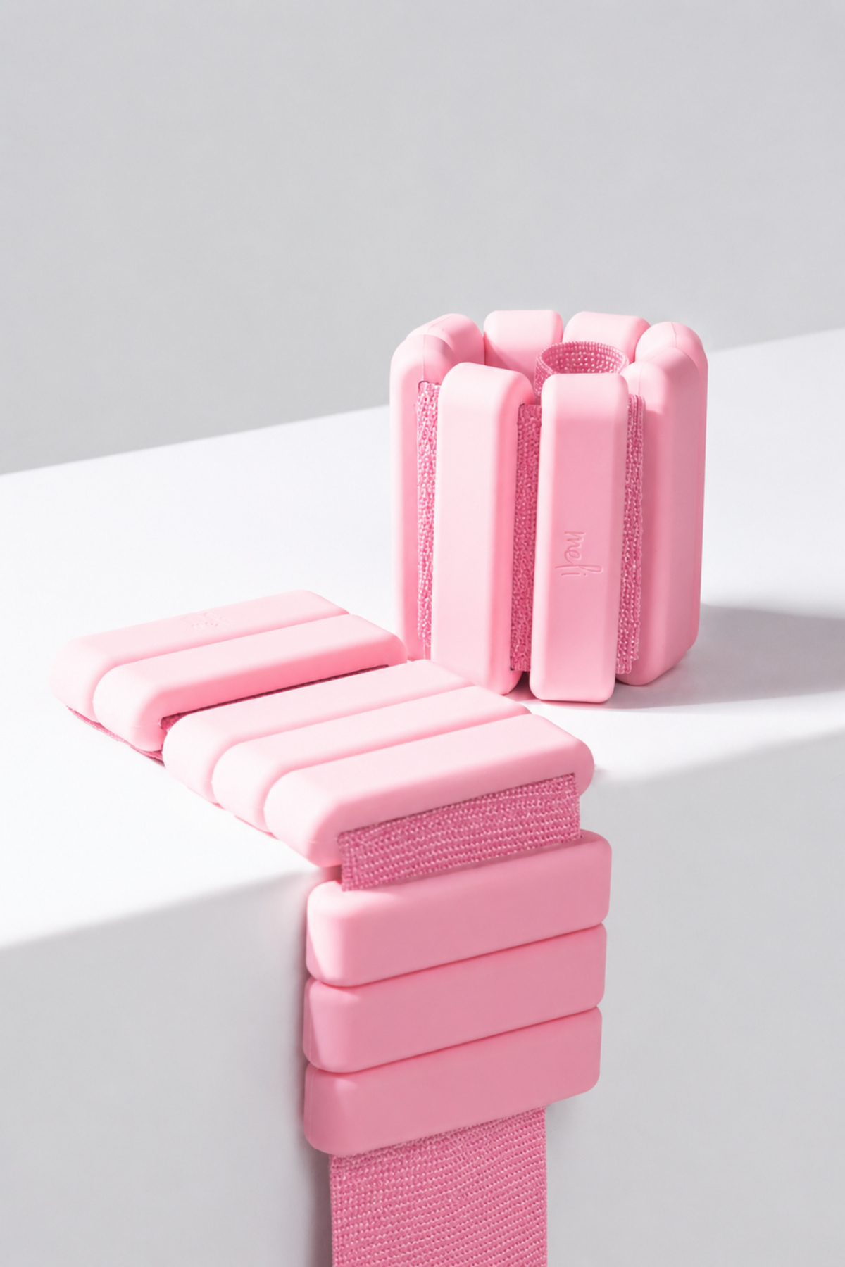 2 x 1 KG El Ayak Bilek Ağırlığı - Pembe kayış